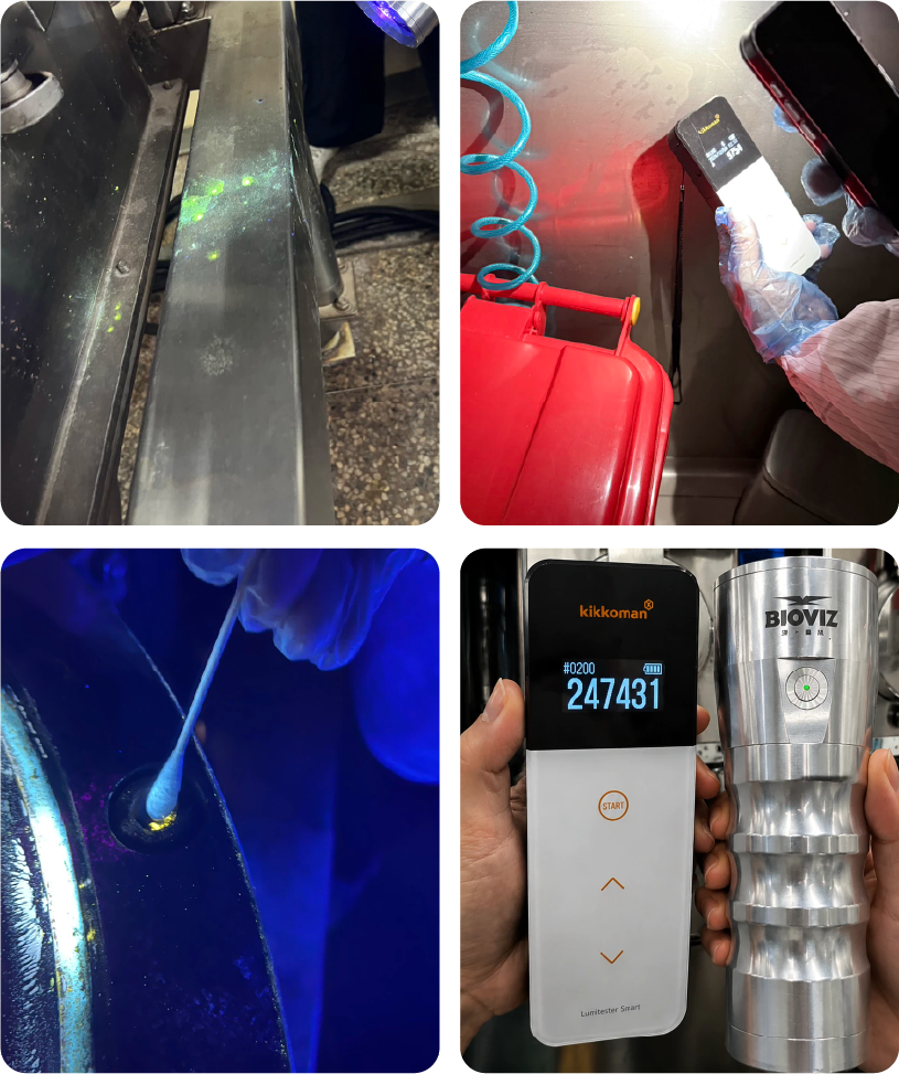 BioViz 生物膜偵測儀找出污染熱點